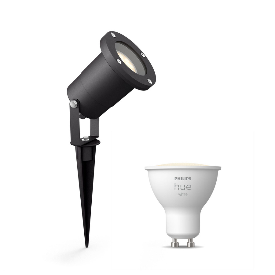 Philips Hue LED Spotlampe in Schwarz mit GU10 Leuchtmittel in Weiß - Bild 1