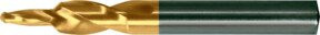 GÜHRING Kurzstufenbohrer HSS TiN mit 180 Grad Durchgangsloch in Gold, M10 - Bild 1