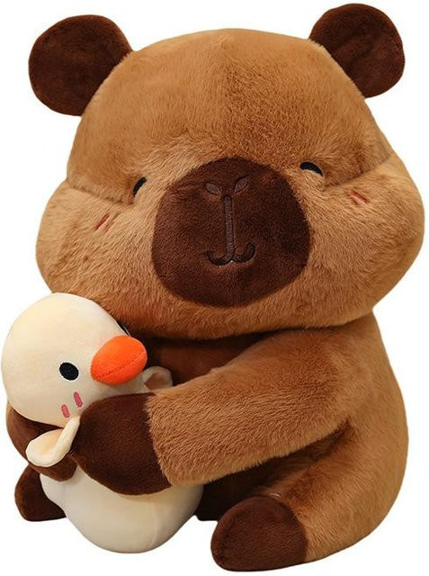 Joyful toys Enten-Capybara Plüschpuppe, Kissen, 40cm - Bild 1