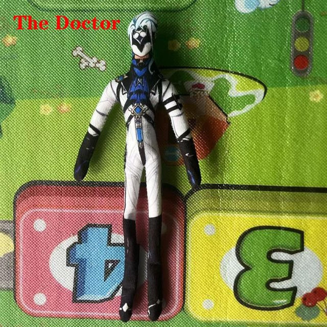 Yiran toy Genshin Impact Lohen / Der Doktor Il Dottore Zandik Plüschtier, 26cm, mit eingebautem Körperdraht, flexibel - Bild 1