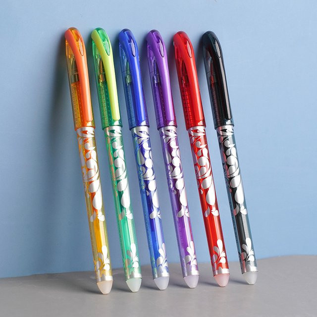 Thermisch löschbarer Neutralstift in Blau und Weiß für Schule und Studium - Bild 1