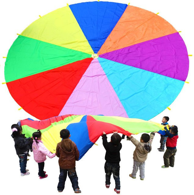 Meade Regenbogen Regenschirm, Outdoor Kinderspiel, Wahrnehmung Trainingsgeräte, 2-6 Meter - Bild 1