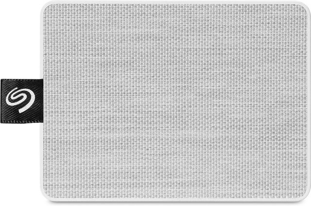 Seagate One Touch Externe SSD USB 3.0 mit 500 GB Speicherplatz in Weiß - Bild 1