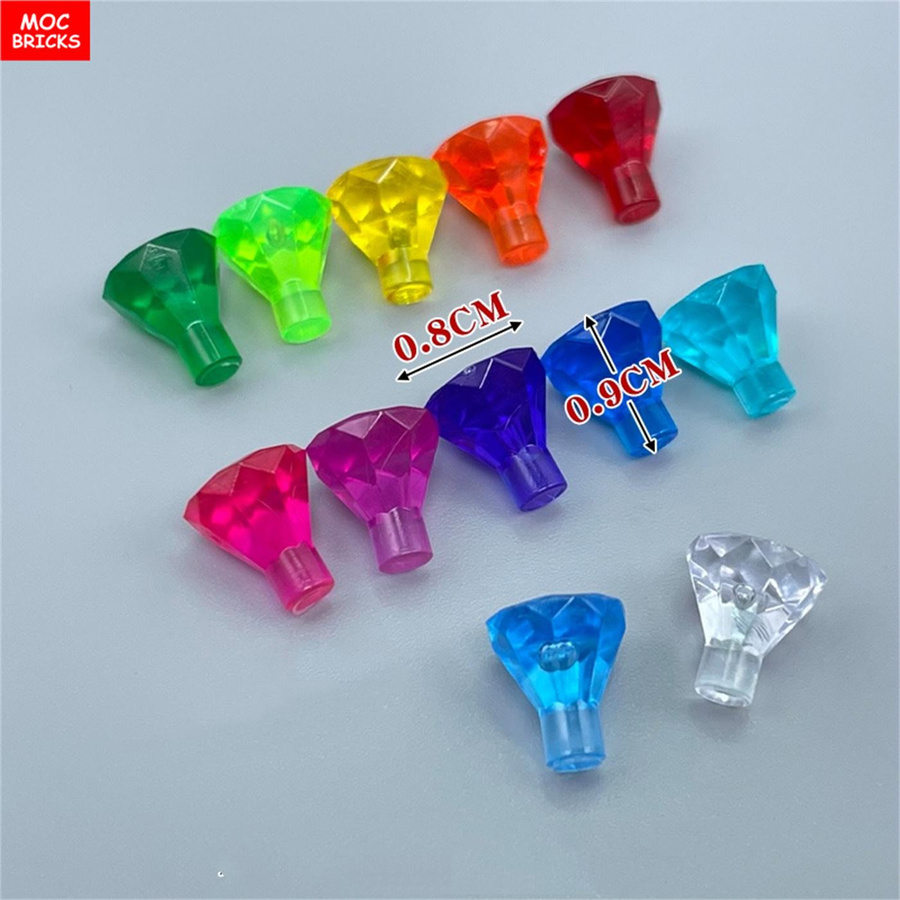 Yiran toy MOC Steine Fels Juwel Diamant Edelstein 100-teiliges Set - Bild 1