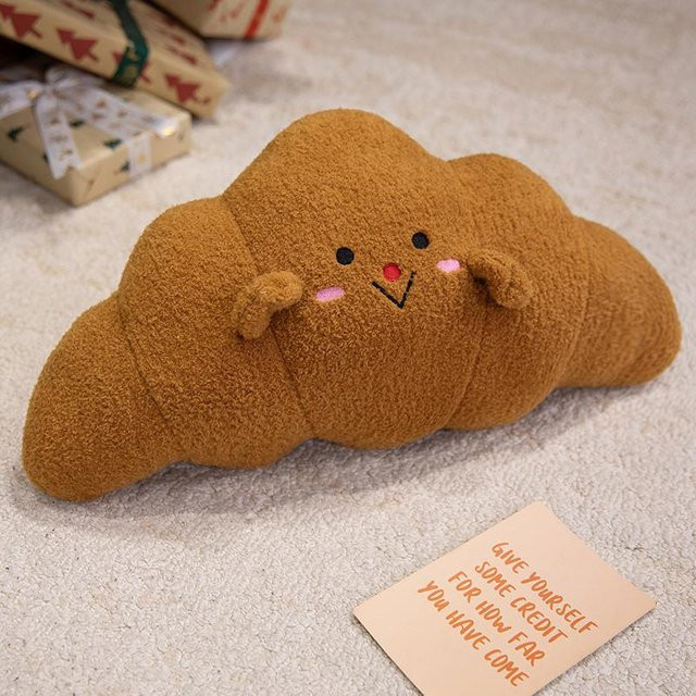 Yiran toy Plüsch Croissant Kissen, Kuscheltier, 45cm - Bild 1