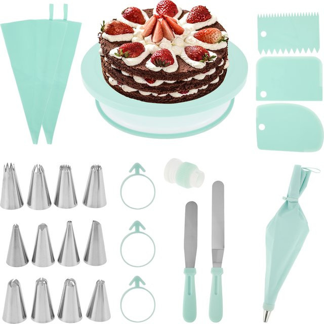 Willstar 74-teiliges Backset mit Spritzbeuteln und Spritzdüsen für Kuchen und Gebäck - Bild 1