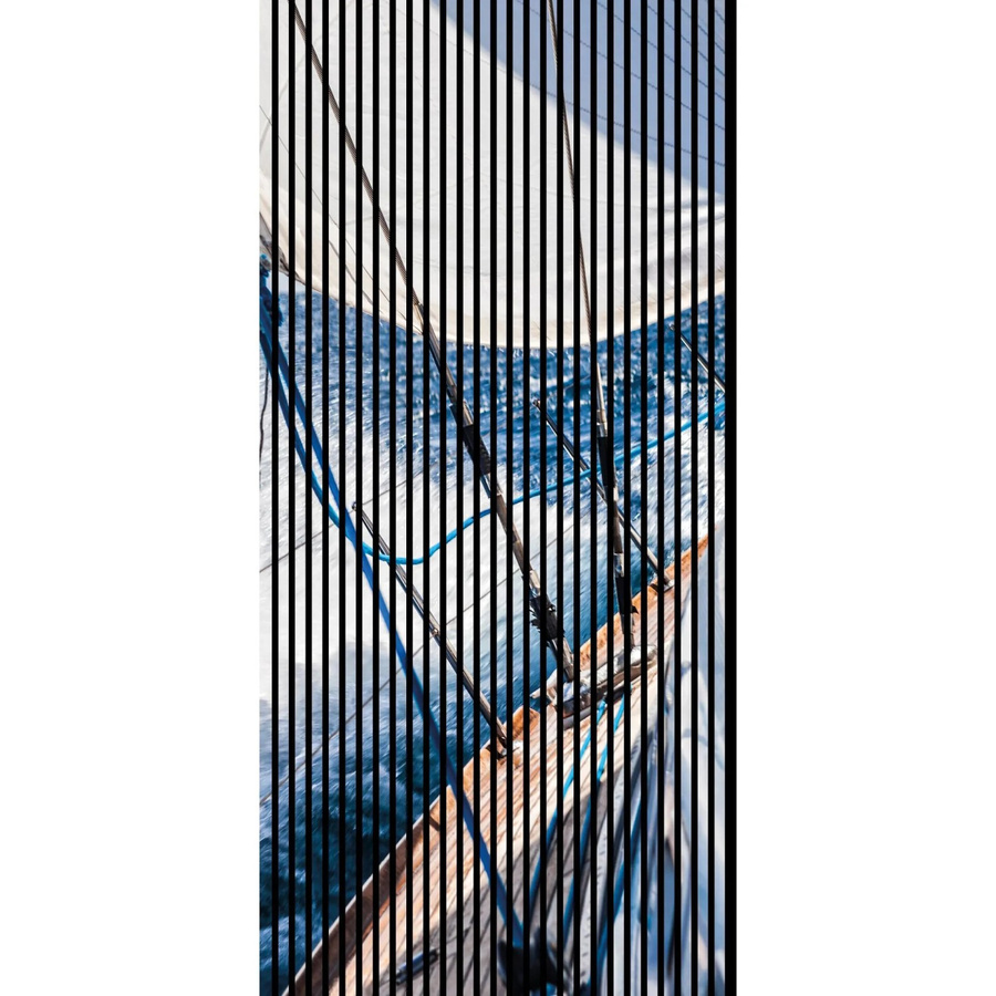 FN Acustico Akustikplatte Sailing Bunt aus PET und MDF mit modernem Design, H x B x T: 2.400 x 1.133 x 19 mm - Bild 1