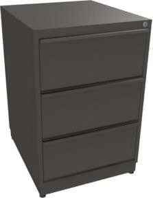 Rocholz Schubladeneinheit SYSTEM 2000 in Anthrazit, abschließbar, B/T/H: 53,5 x 60,0 x 78,5 cm - Bild 1