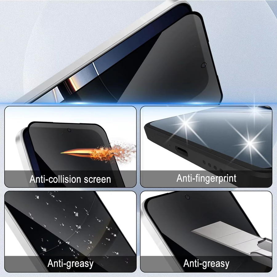 2-in-1 Sichtschutzfolie und Ultra HD Objektivschutzfolie aus gehärtetem Glas für Xiaomi Poco X8 Pro Max F8 F7 Ultra - Bild 5