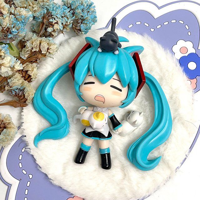 Bandai Anime Figur Dreaming Hatsune Miku Q-Version aus PVC, Multicolor, Höhe: 11 cm - Bild 1