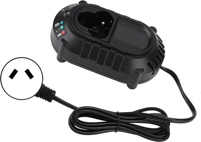 CCCV Ladeadapter für Makita BL1013 Lithium-Ionen-Akkus 7,2V und 10,8V mit AU-Stecker in Schwarz - Bild 1