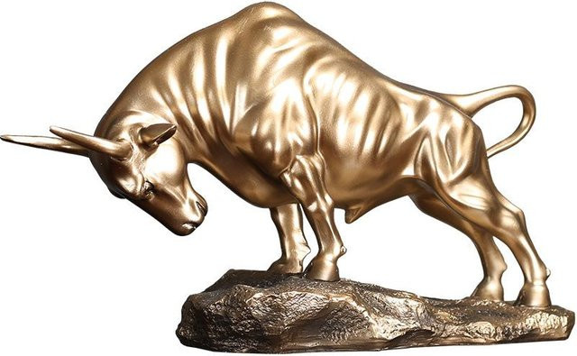 Yiran Furniture Moderne Tier-Dekorationsornamente aus Harz in Gold und Bronze für Wohnzimmer und Büro - Bild 1