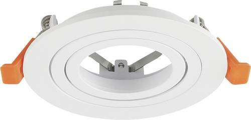 V-TAC VT-4204RD 24225 LED-Einbaurahmen aus Aluminium für GU10, Weiß, IP20 - Bild 1