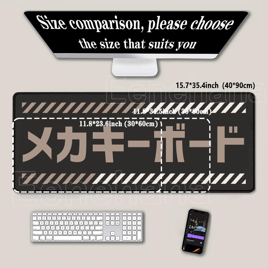 Mousepad Company XXL Gaming Mauspad für PC und mechanische Tastaturen, rutschfeste Schreibtischunterlage für Laptop und Büro - Bild 2