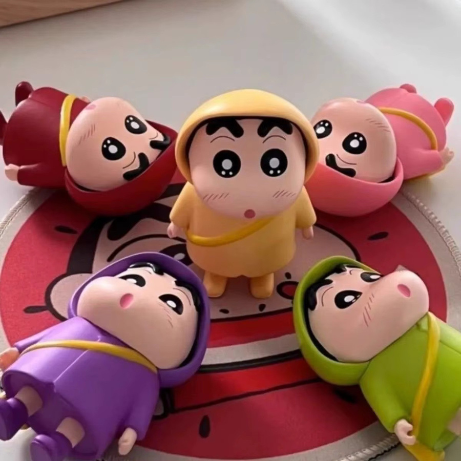Bandai Crayon Shin-Chan Actionfigur, Shin Chan Regenmantel, Einzelfigur - Bild 3