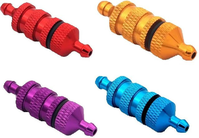 HSP Racing Aluminium-Kraftstofffilter, Metall, Rot, 1-teiliges Set - Bild 1