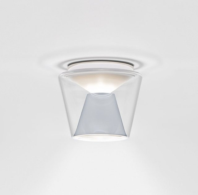 Serien Lighting Annex Ceiling L LED-Deckenleuchte mit klarem Glasschirm und poliertem Reflektor, Farbe: Transparent, Durchmesser: 27,5 cm, Warmweiß (2700K) - Bild 1