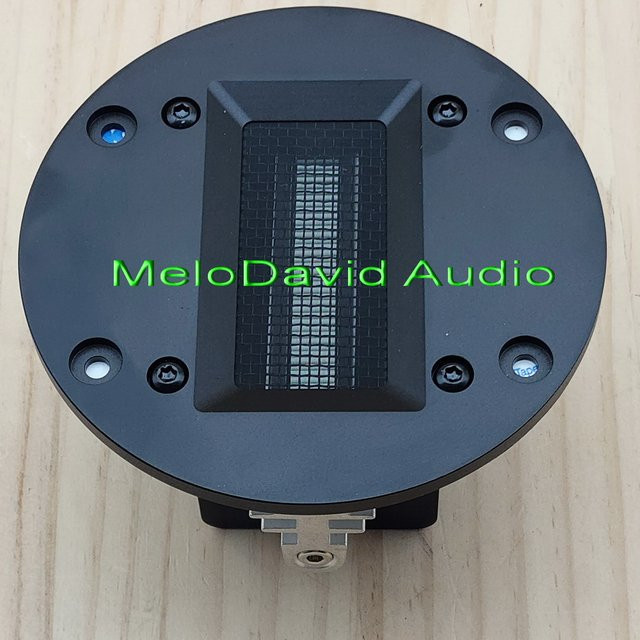 MeloDavid RB110NEO Echtaluminium-Bändchenhochtöner mit Neodym, 2er-Set, Schwarz - Bild 1
