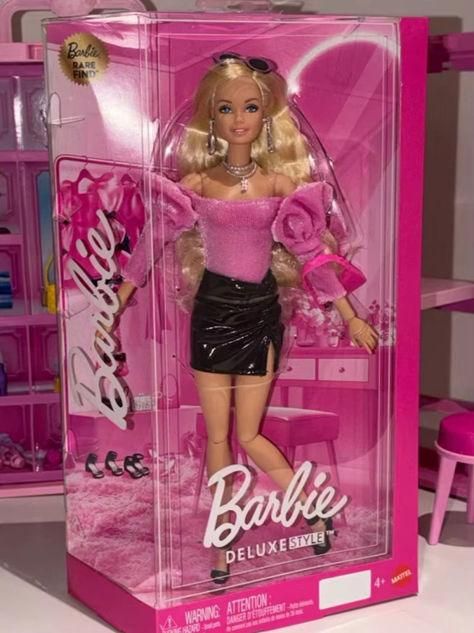 Bandai Barbie Modepuppe, Schwarz Rosa, ab 3 Jahren - Bild 2