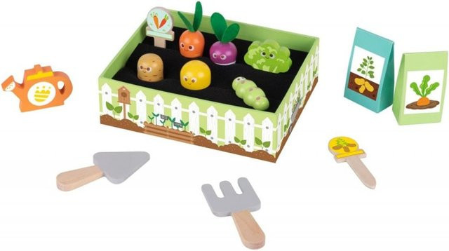 Tooky Toy Kinder-Gartenset TK315 Holz, 14-teiliges Set - Bild 1