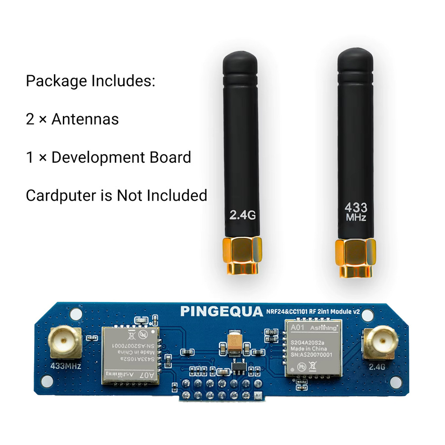 M5Stack Cardputer ADV RF-Modul 2-in-1 mit NRF24 und CC1101 Dual-Band-Board für stabiles 2,4G und 433M Signal - Bild 2