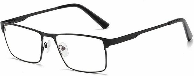 Fable Korrektionsbrille, Vollrand, quadratisch, Metall, Unisex, Schwarz, Weiß - Bild 1