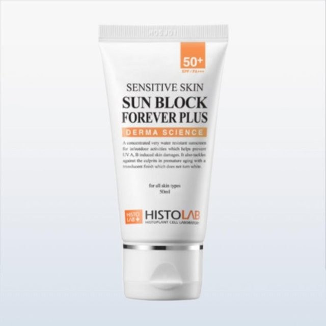 Histolab Sensitive Skin Sun Block, Sonnencreme LSF 50, 50g, Empfindliche Haut - Bild 1