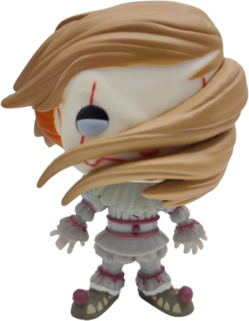 Bandai Stephen King's It 474 Pennywise mit Perücke, Vinylfigur, Modellspielzeug - Bild 1