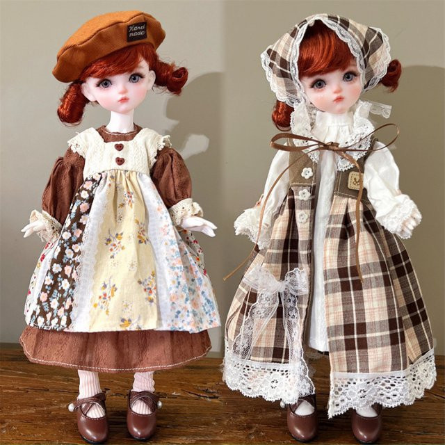 GIHOO BJD 1/6 Puppe Kleidung, Wald Stil, Cartoon Lolita Rock, Zubehör - Bild 1