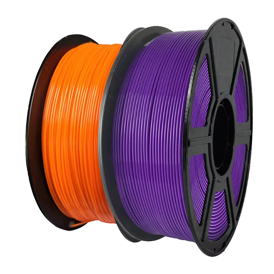 3D Maliang PLA Filament Set für FDM 3D-Drucker, 1,75 mm, 250 g, Farben: Lila und Dunkelorange - Bild 2