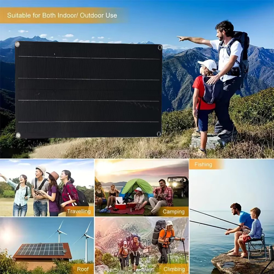 Soecopo Solarpanel Kit mit 2200 W monokristallinem Solarpanel und 100 A MPPT-Controller in Schwarz für Wohnmobil, Boot und Camping - Bild 4