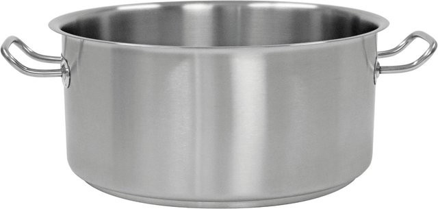 Schneider Bratentopf aus Edelstahl 18/10 in Silber, rund mit Ausgießer, Durchmesser: 32 cm, Höhe: 15 cm, 12 l - Bild 1