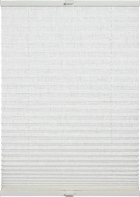 Schöner Wohnen Plissee Marla Weiß, semi-transparent, B: 40 cm, H: 130 cm - Bild 1