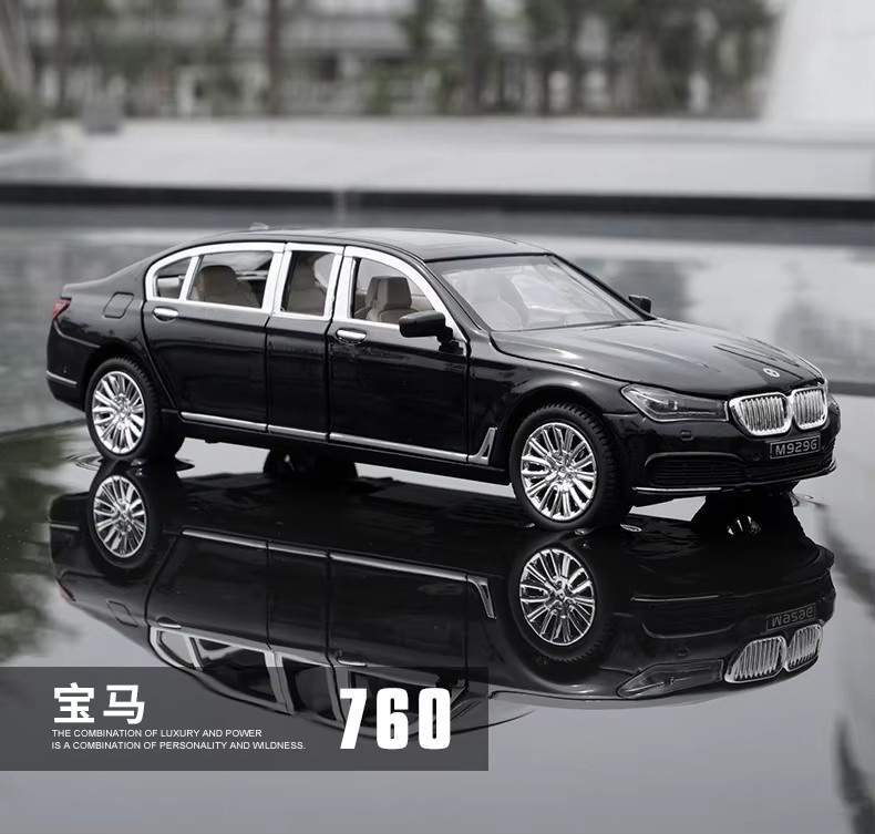 WELLY BMW 760 Modellauto, 1:24, Metall, mit Licht und Sound - Bild 6