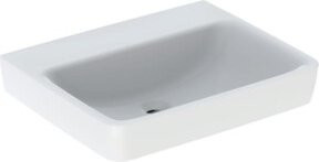 Geberit Waschtisch Renova Plan aus Keramik, weiß, ohne Überlauf, B: 60 cm, T: 48 cm - Bild 1
