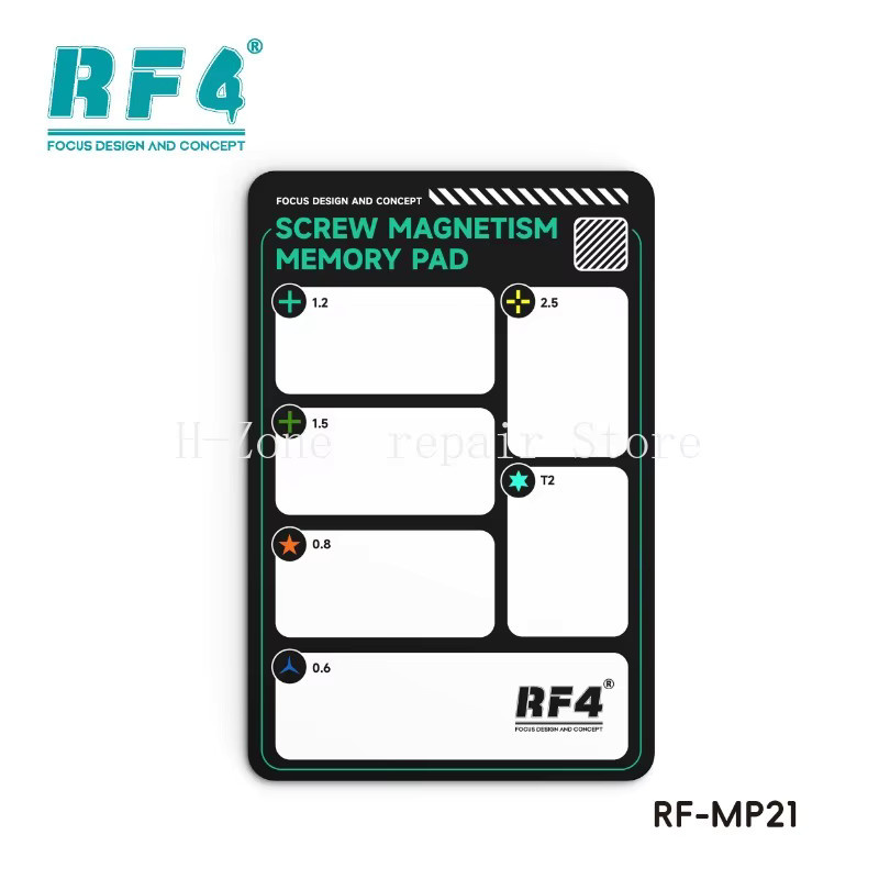 RF4 RF-MP21 Magnetische Reparaturmatte zur Schraubenaufbewahrung für Handy, Computer und Tablet - Bild 2