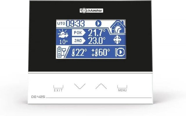 Tech Master Raumregler EU296 für Heizung und Warmwasser mit RS-Kommunikation, Weiß, B/T/H: 70,0 x 52,0 x 29,0 cm - Bild 1