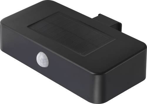 Sygonix SY-4677502 Solar-Außenwandleuchte mit Bewegungsmelder, SMD LED 1W, Schwarz - Bild 1