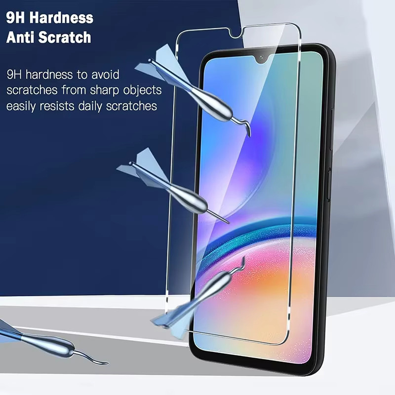 4er-Pack Ultra HD Displayschutzfolie aus gehärtetem Glas für Samsung Galaxy A55 A56 A53 A35 A25 A23 A06 A36 A26 A05 A54 A52 A73, transparent - Bild 4