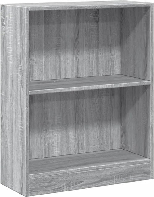 vidaXL Bücherregal Grau aus Holzwerkstoff B/T/H: 60 x 24 x 74,5 cm - Bild 1