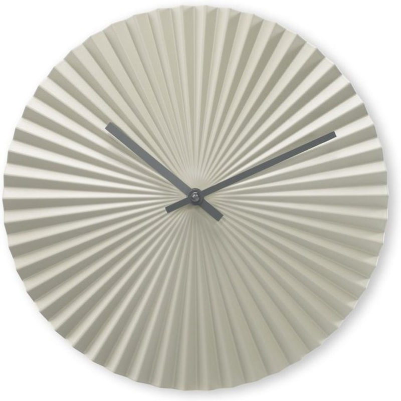 Hama Wanduhr Barbados, runde Analog-Quarz-Uhr aus Metall, geräuschlos, Durchmesser: 30 cm, Graugrün - Bild 1