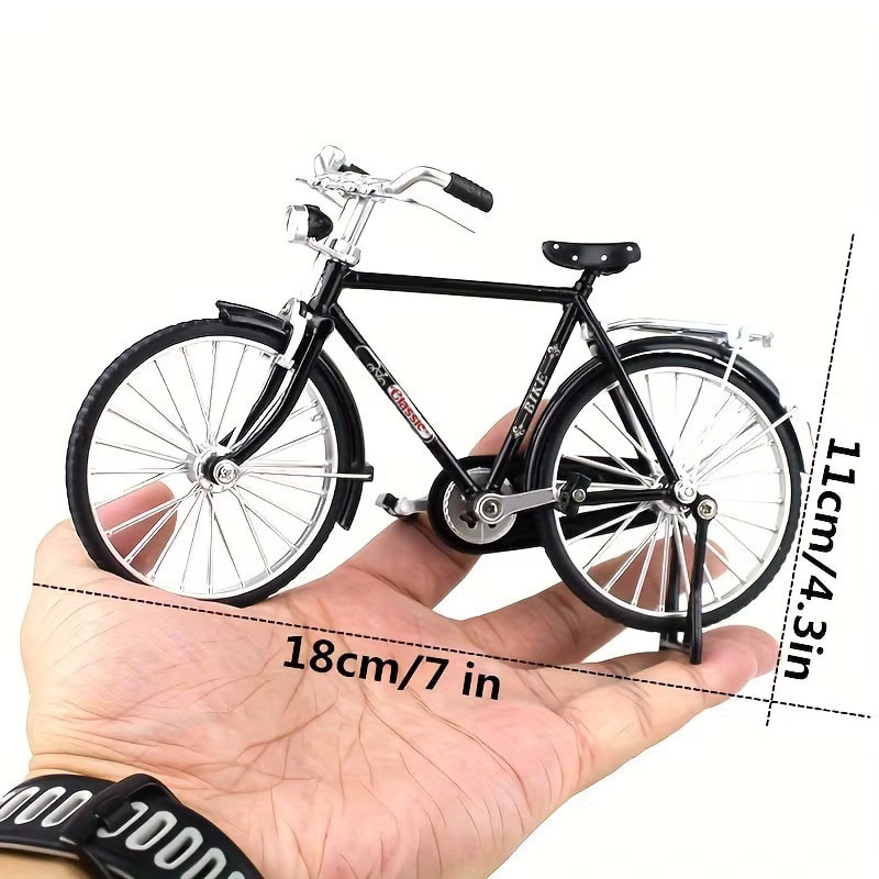 MEOA Papas Fahrrad Mini Bike BMX Finger Skatebike, Metall, Tischdekoration - Bild 1