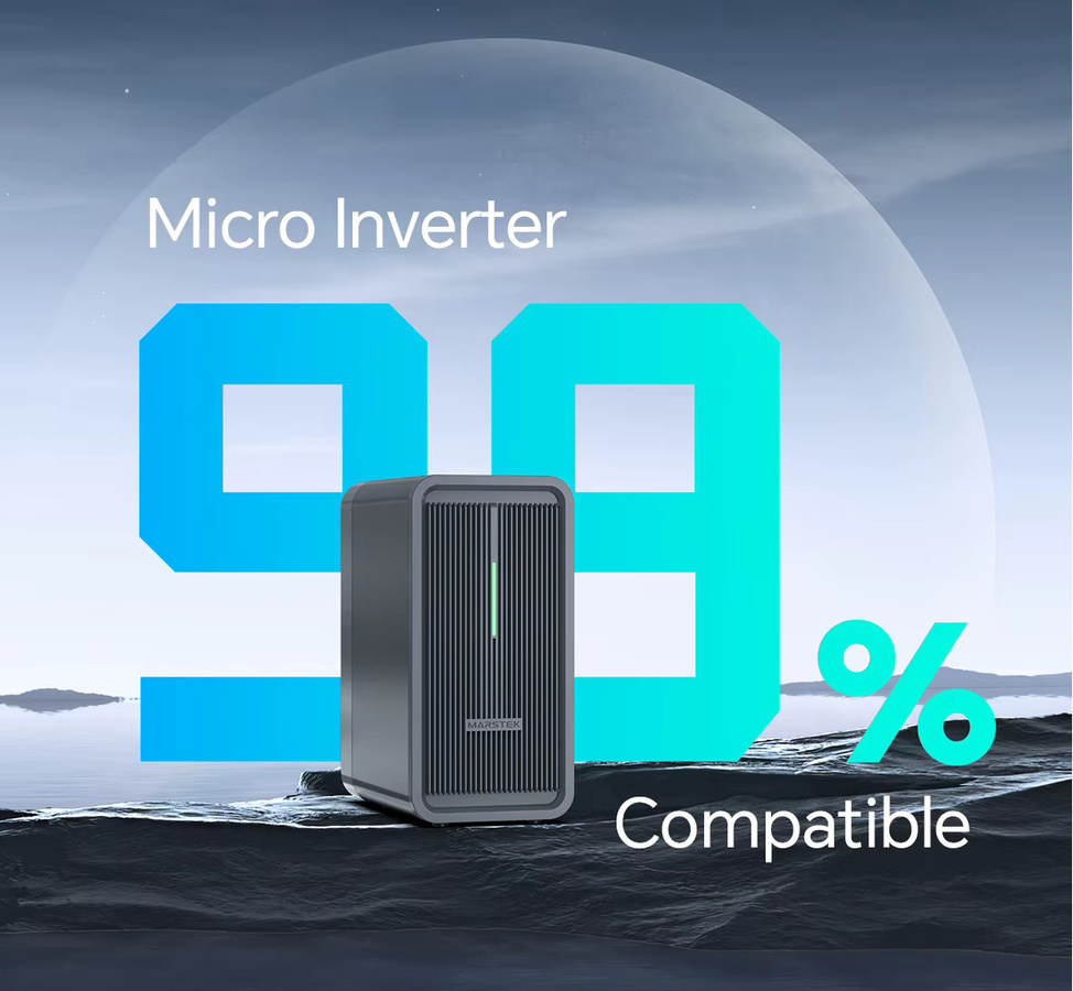 MARSTEK B2500-D Balkon-Solarbatterie LiFePO4 Energiespeichersystem mit 2240Wh Kapazität, 1600W Leistung, Dual MPPT und 800W Ausgang, IP65 Schutzklasse für Deine Heimstromversorgung - Bild 5