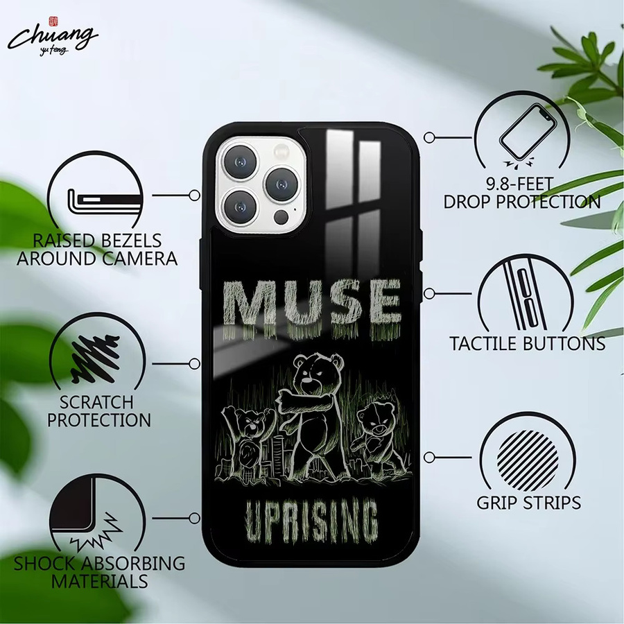 M-Muse Band Album Handyhülle mit starker magnetischer Anziehung für iPhone 11 12 13 14 15 16 Pro Max mini Plus - Bild 2