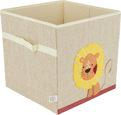 Bieco Aufbewahrungsbox aus Polyester in Natur und Beige, B/T/H: 32 x 32 x 32 cm