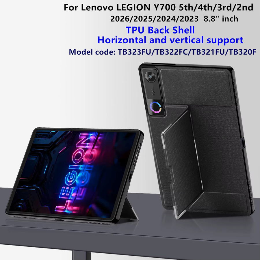 Schutzhülle für Lenovo Legion Y700 Gaming-Tablet 8,8 Zoll (2. bis 5. Generation) in Schwarz - Bild 3