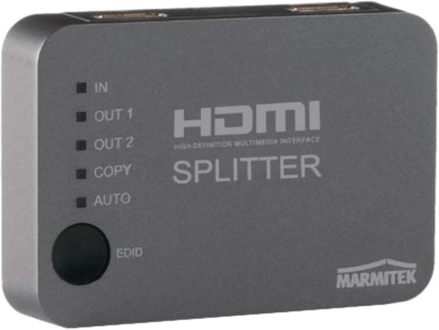 Marmitek Split 312 UHD 4K HDMI Splitter in Grau - Bild 1