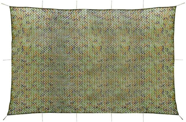 vidaXL Tarnnetz in Grün mit Aufbewahrungsbeutel aus Polyester, B/T: 4 x 6 m - Bild 1