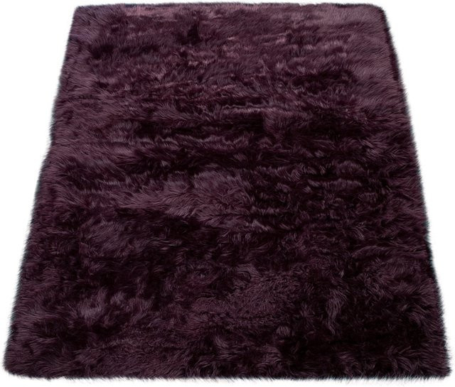Hochflor-Teppich Playara in Lila, pflegeleicht und waschbar, B/T: 40 x 60 cm - Bild 1