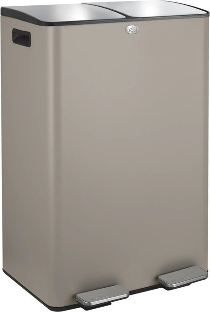 Spirella Kosmetikeimer Aliya 2er Set in Taupe Matt - Bild 1